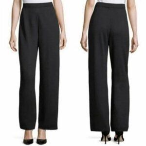 St. John Collection Santana Knit Pull-on Pants Black size 10